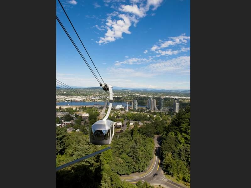 Tram aérien de Portland, aux Etats-Unis